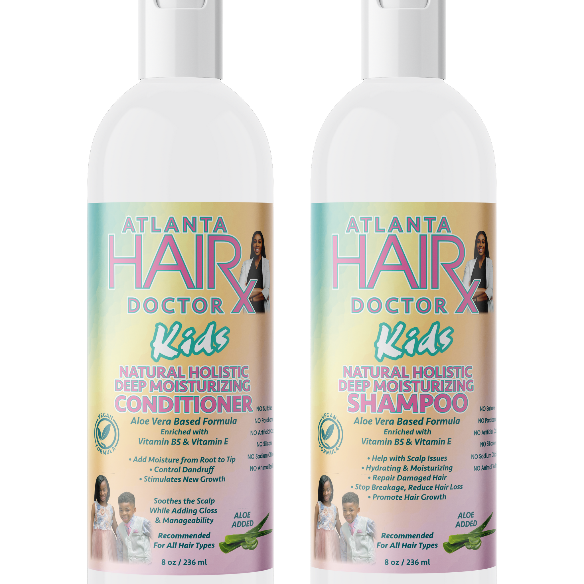 KID'S NATURAL SHAMPOO & CONDITIONER - 8 fl oz
